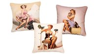 Art Maison (SP) cria almofadas com estampas de pin-ups