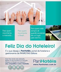 PanHotéis parabeniza pelo Dia do Hoteleiro