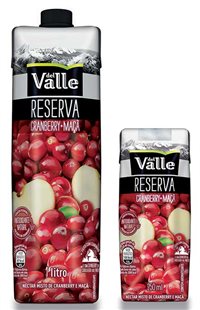 Cranberry com Maçã é o novo sabor da Del Valle Reserva