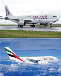 Emirates e Qatar também encomendam aviões Airbus