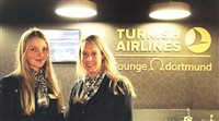 Turkish tem lounge no estádio do Borussia em Dortmund