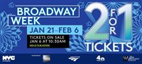 Broadway Week terá ingressos “dois por um” em NY