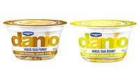 Danone apresenta dois novos sabores do iogurte Danio