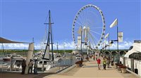 National Harbor, em Maryland, ganha roda-gigante