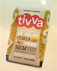 Tivva lança penne de milho com chia na Bio Brazil Fair