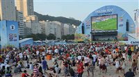 Clima de festa; veja fotos da Fan Fest do Rio