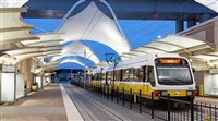 DFW inicia testes na estação de trem do aeroporto