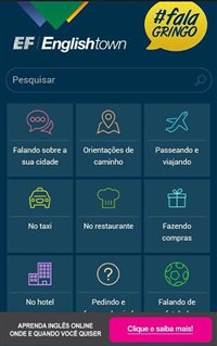 App da Englishtown, Fala Gringo alcança marca de 50 mil downloads