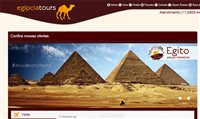 Egípcia Tours apresenta novo site e destinos na Abav