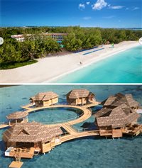 Rede Sandals terá bangalôs sobre o mar e novo resort