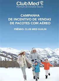 Campanha do Club Med levará agentes para a China