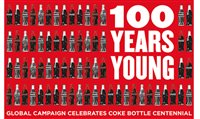 Campanha global celebra 100 anos da garrafa de Coca-Cola