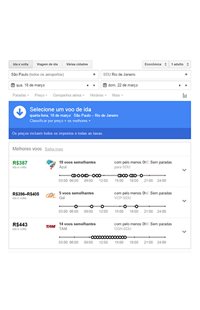 Google lança buscador de passagens aéreas em português