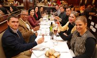 Agências Elite da Tam visitam restaurante La Brasserie