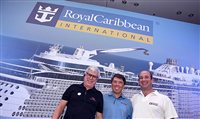 Veja cliques do almoço da Royal Caribbean no Encontro