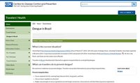 EUA emitem alerta sobre risco de dengue no Brasil