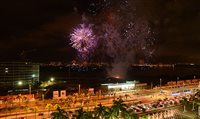 Trade do Rio se reúne para queima de fogos na Barra