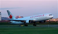 Tráfego da Air Canada sobe 10% no último mês