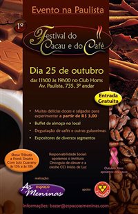 Av. Paulista recebe 1º Festival de Cacau e do Café de SP