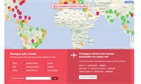 Site calcula gasto do passageiro em mais de 240 destinos