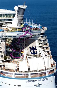 Saiba detalhes do tobogã do Harmony of the Seas