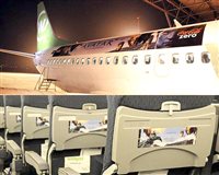 Webjet customiza avião com tema de filme
