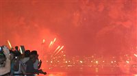 O fator uau!: os fogos do Rio vistos do mar