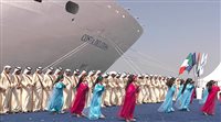 Costa Deliziosa é inaugurado em Dubai. Veja fotos