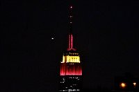 Empire State (NY) homenageia Espanha pela Copa