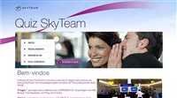 Quiz Skyteam começa hoje com 6 viagens pelo mundo