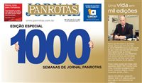 Jornal PANROTAS comemora edição 1.000 e novo visual