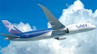Boeing 787 Dreamliner é atração de feira no Chile