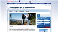 Site LGBT da American está em português e espanhol