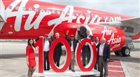 Air Asia recebe 100° Airbus A320