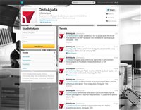 Delta lança perfil no Twitter e Facebook em português