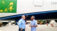 Azul batiza aeronave em homenagem a Gilberto Gil