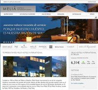 Meliá Hotels tem novo website institucional