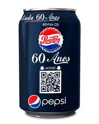 Pepsi reedita latinhas para celebrar 60 anos no Brasil