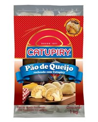 Catupiry tem pão de queijo recheado com Catupiry