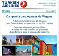 Campanha da Turkish levará agentes para Buenos Aires