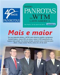 Leia agora o número 2 dos Diários PANROTAS na WTM