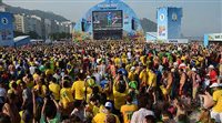 Veja como foi Brasil e México na Fan Fest do Rio; fotos