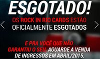 Rock in Rio vende 100 mil ingressos em duas horas
