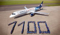 Aeromexico recebe E-Jet de número 1.100 da Embraer