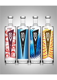 Nova embalagem da Vodka Kadov chega ao mercado