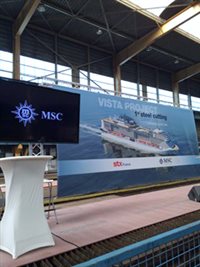 MSC Meraviglia será inaugurado em maio de 2017