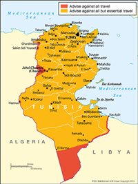 Governo pede que britânicos deixem a Tunísia