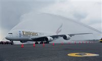 Emirates inaugura voo com A380 entre Dubai-Taipé