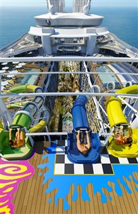 Harmony of the Seas terá escorregador de 30 metros