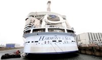 Acompanhe a construção do Harmony of the Seas